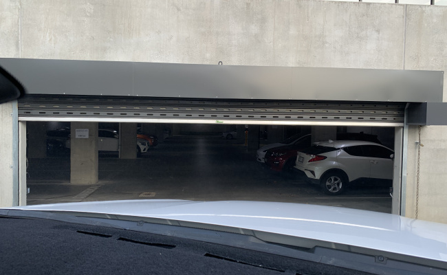 Secure car parking storage