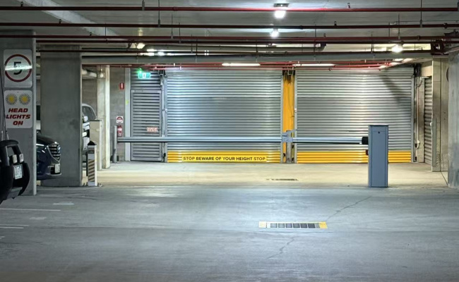 Secured underground parking.