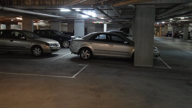 Indoor lot parking on Quay Street in Brisbane Indoor lot parking on Quay Street in Brisbane