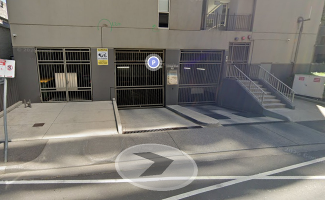 Indoor lot parking on Queens Lane in Melbourne Victoria Indoor lot parking on Queens Lane in Melbourne Victoria