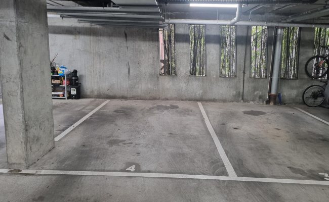 Indoor, secure ground level car space near Brunswick St & Alexandra Parade