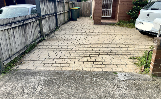 Easy access, drive in, off the road parking.