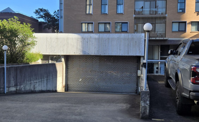 Secured Park next to the Burwood station
