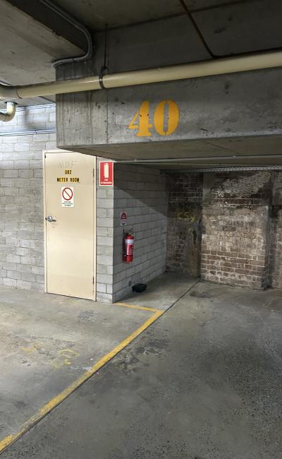 Great under ground secure parking spot in the heart of Surry hills