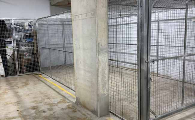 Underground large storage cage / carpark at Alexandria