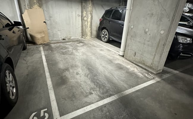 Indoor lot parking on Rathdowne Street in Carlton Victoria Indoor lot parking on Rathdowne Street in Carlton Victoria