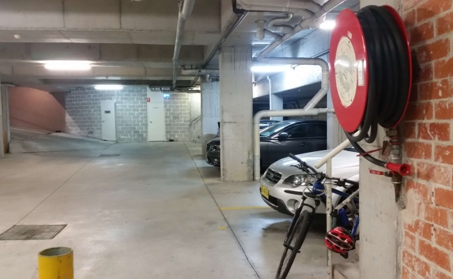 Secure parking 3 minutes from Redfern Station