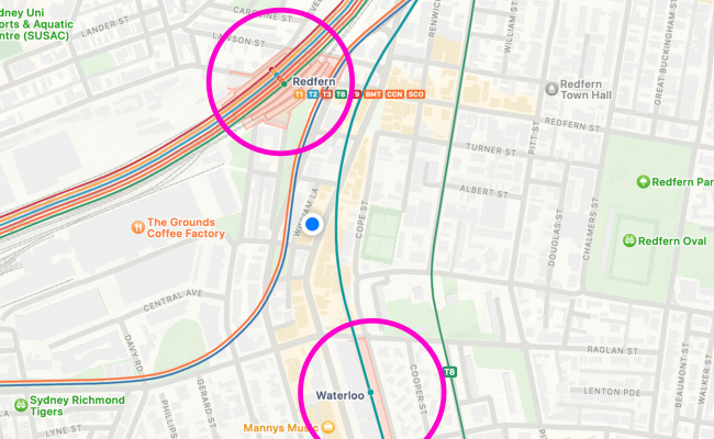 Redfern Station Parking