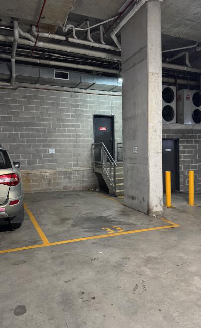 Secure undercover parking near the city