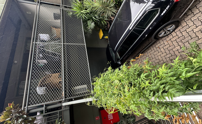 Quiet garage space for large car