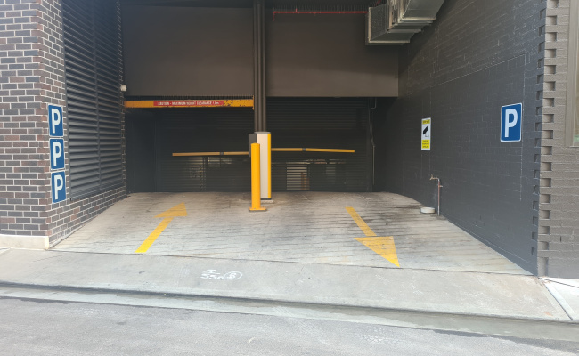 Undercover parking on Riley Street in Surry Hills New South Wales Undercover parking on Riley Street in Surry Hills New South Wales