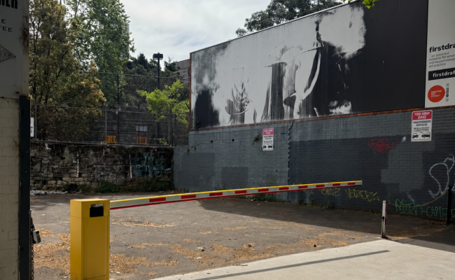 Outdoor lot parking on Riley Street in Woolloomooloo New South Wales