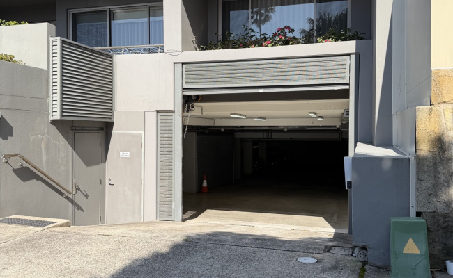 Private Double Lock up Parking in Central Mosman Under Kidstuff, Easy Ritchie Lane Access