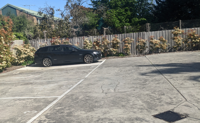 Private off road parking spot