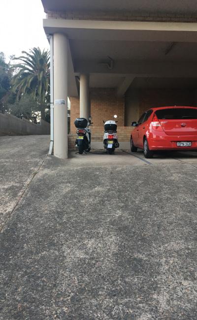Convenient car parking space in Bondi beach