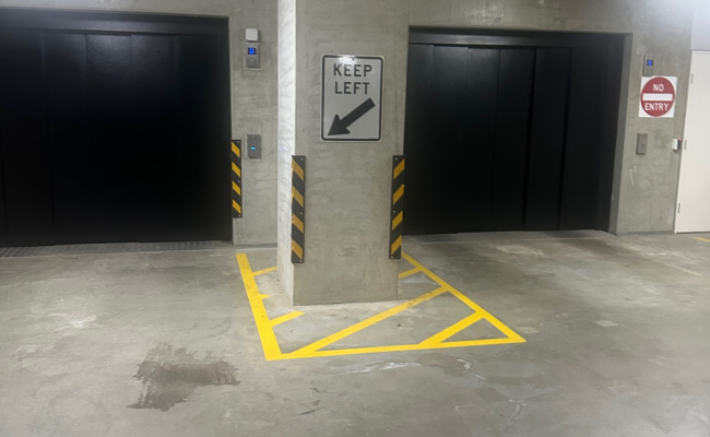 Indoor lot parking on Rose Lane in Melbourne Victoria Indoor lot parking on Rose Lane in Melbourne Victoria