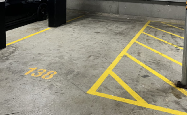 Great indoor parking space near the CBD and next to lift