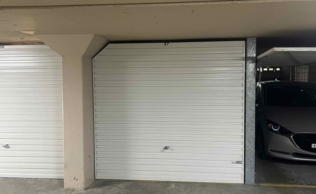 Lock up garage parking on Roslyn Gardens in Rushcutters Bay New South Wales Lock up garage parking on Roslyn Gardens in Rushcutters Bay New South Wales