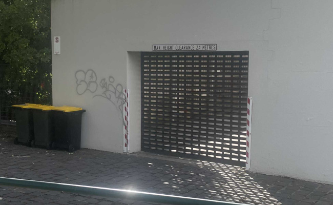 Great secure parking space just outside of the CBD