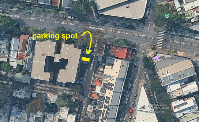 Off-street Parking space in Camperdown