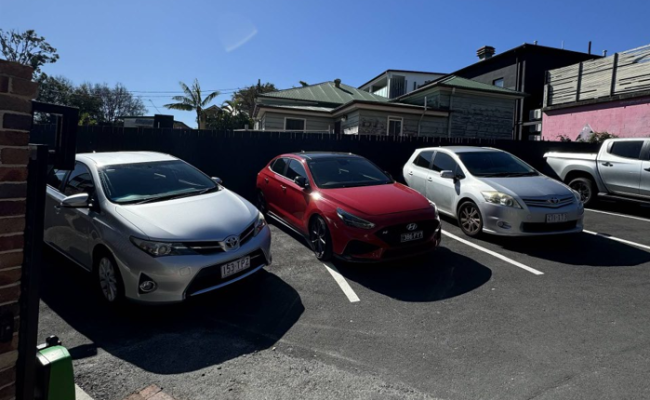 Outdoor lot parking on Sandgate Road in Albion Queensland Outdoor lot parking on Sandgate Road in Albion Queensland
