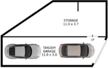 Locked tandem carpark plus huge large storage area in Herston, suit long term storage, approx 70m2!