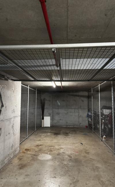 Locked up garage at The Forum