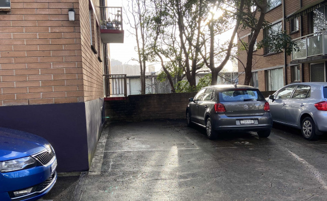 Parking slot in peaceful residential area