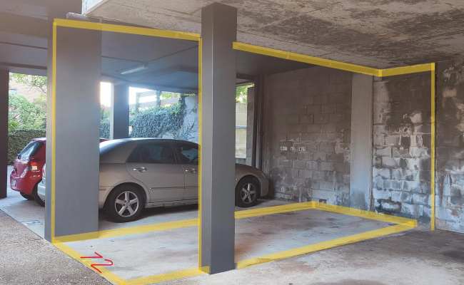 Carport parking on Shirley Road in Wollstonecraft New South Wales