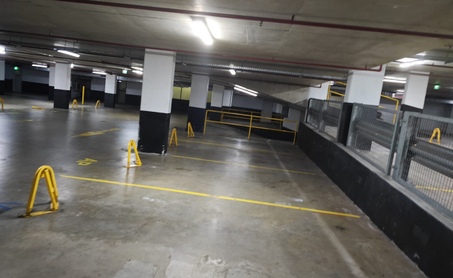 Indoor car park in Waterloo, Zetland, NSW, Australia