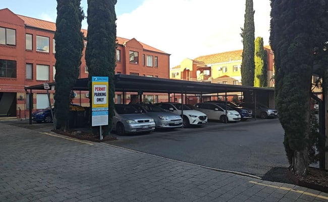 Undercover parking on South Terrace in Adelaide South Australia Undercover parking on South Terrace in Adelaide South Australia