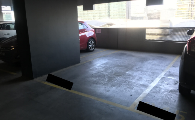 Indoor lot parking on Spencer Street in Melbourne Victoria Indoor lot parking on Spencer Street in Melbourne Victoria