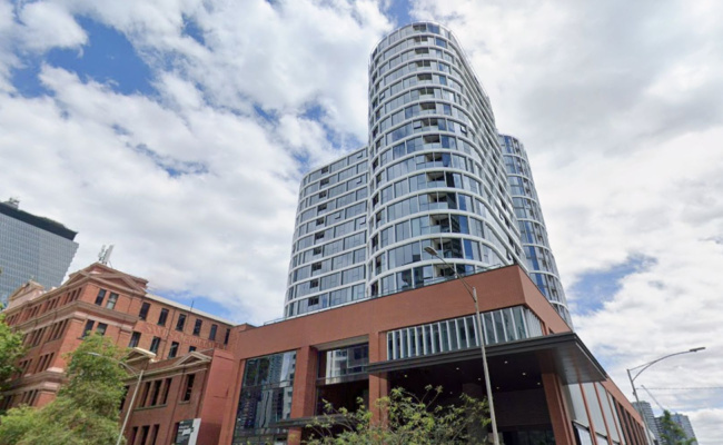 Indoor lot parking on Spencer Street in West Melbourne Victoria