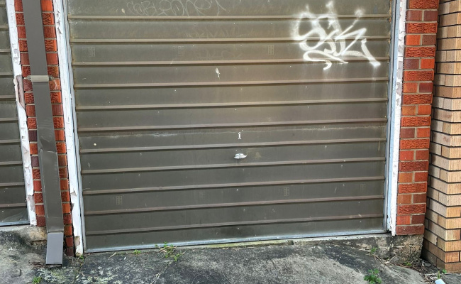 Lock up garage parking on St Georges Parade in Hurstville New South Wales Lock up garage parking on St Georges Parade in Hurstville New South Wales