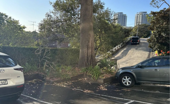 Outdoor parking close to Bondi Junction station and bus