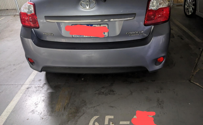 Undercover parking space at Stawell Street, near Bridge Road.