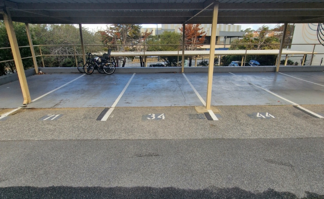 Secured parking space available close to Stirling Highway (Claremont station).
