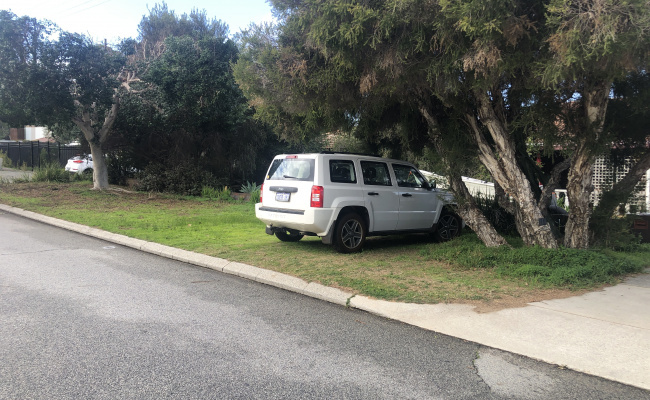 Outside parking on Stone Street in Bayswater Western Australia