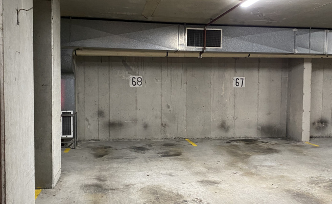 Indoor lot parking on Sussex Street in Sydney Central Business District New South Wales