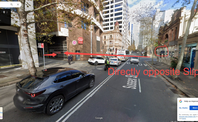 Cheap parking Sydney City CBD. Opposite the Slip In. In Metro Apartments