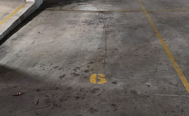 Large single underground space 2.8X6.0m only 500m walk to Strathfield Station. Undercover & spacious