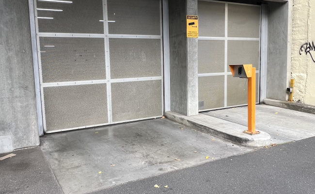 Indoor, underground, secure, easy access, not a car stacker, steps away from Melbourne University