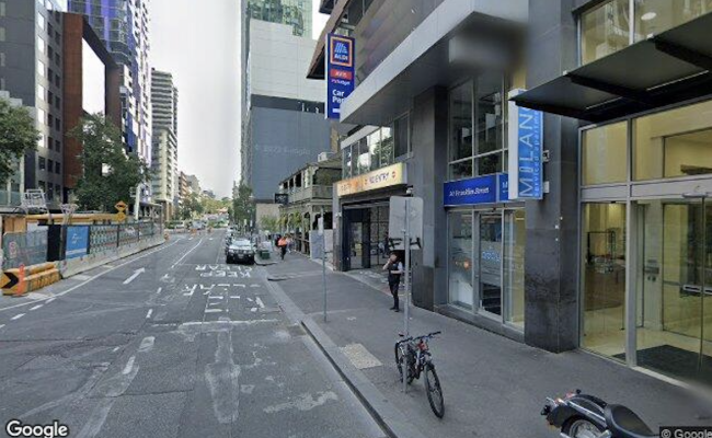Indoor lot parking on Swanston Street in Melbourne Victoria Indoor lot parking on Swanston Street in Melbourne Victoria