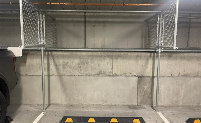 Port Melbourne - Secure Car Parking with Overhead Storage Cage