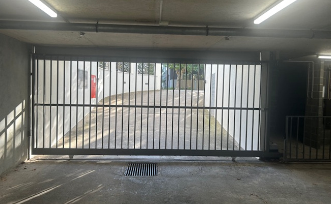 Secure undercover car space