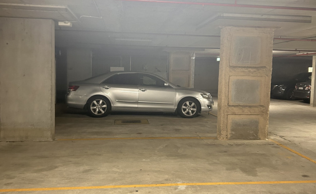Convenient parking next to Strathfield/Homebush station.