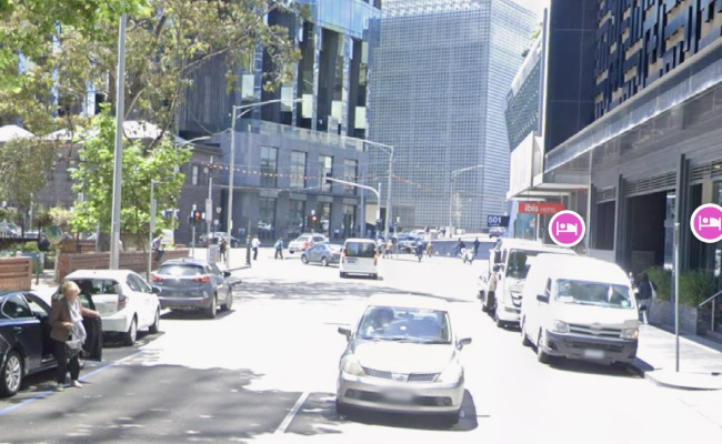 Indoor carpark space within Melbourne Free Tram Zone