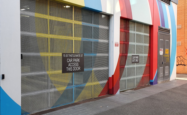 Secured indoor apartments building parking in South Melbourne.