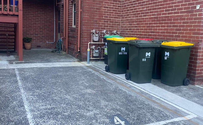 Outdoor lot parking on Vale Street in East Melbourne Victoria Outdoor lot parking on Vale Street in East Melbourne Victoria