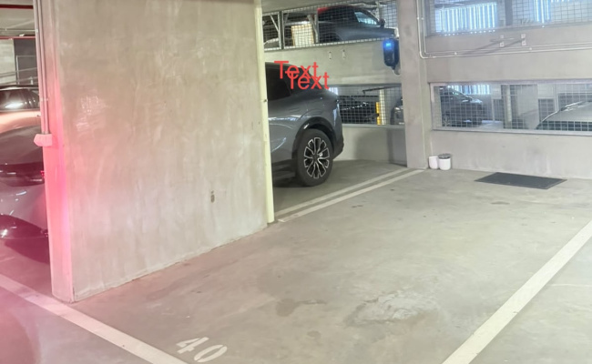 Undercover parking on Victoria Harbour Promenade in Docklands Victoria